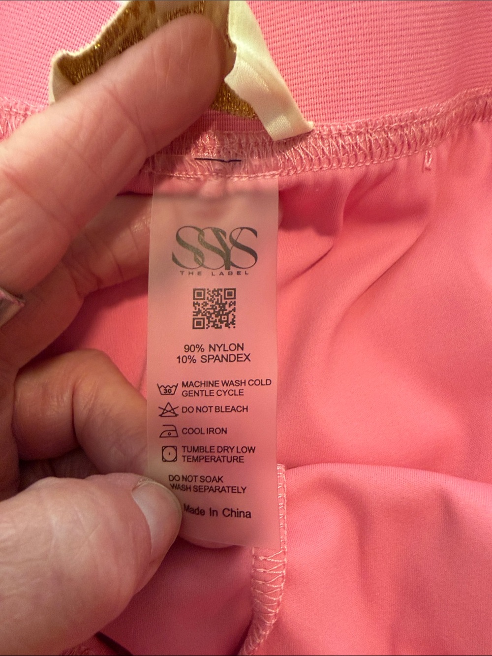 SSYS Women’s Pink Athletic Running Shorts. Size L - Picture 5 of 6
